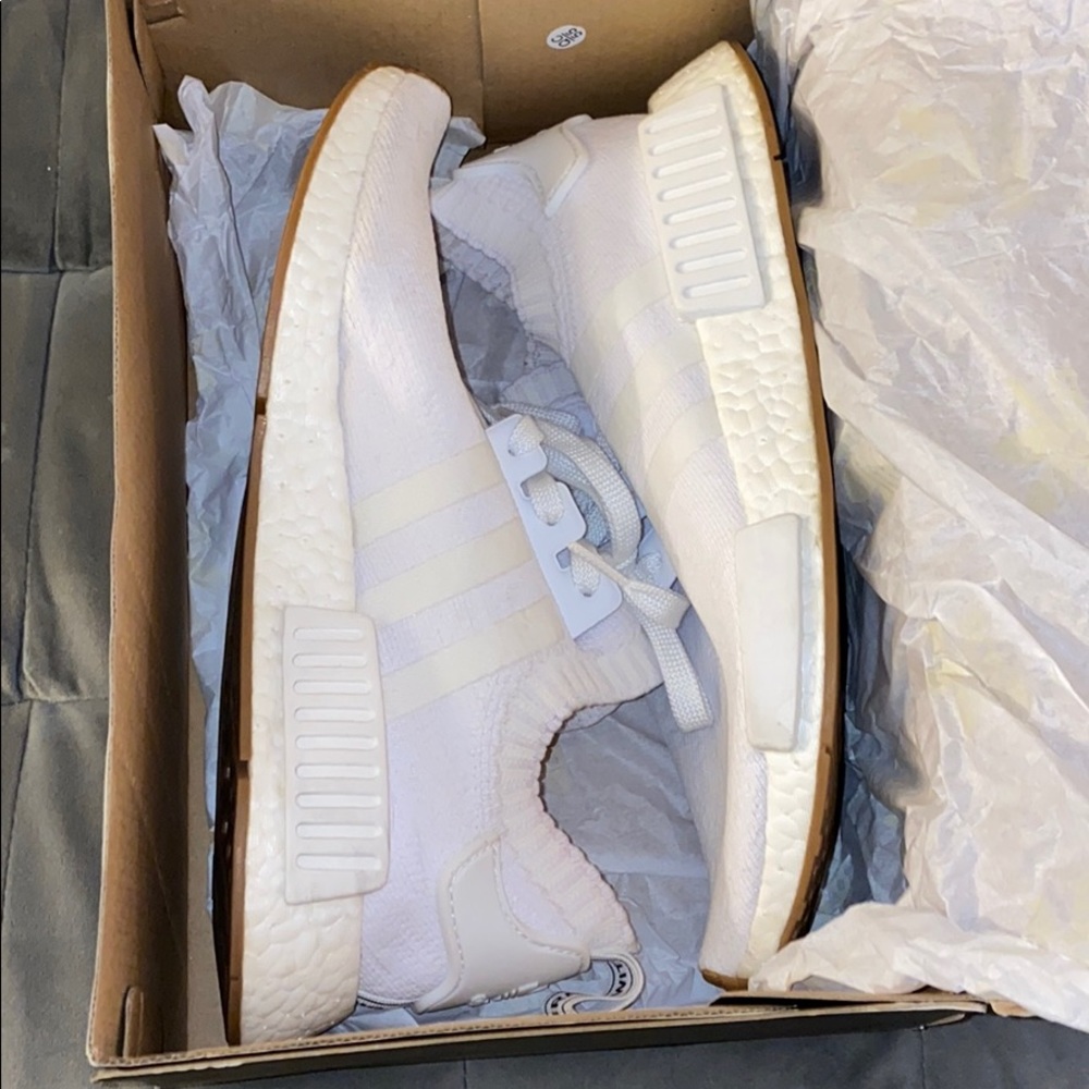 Adidas NMD_R1 PK - White- Size 8